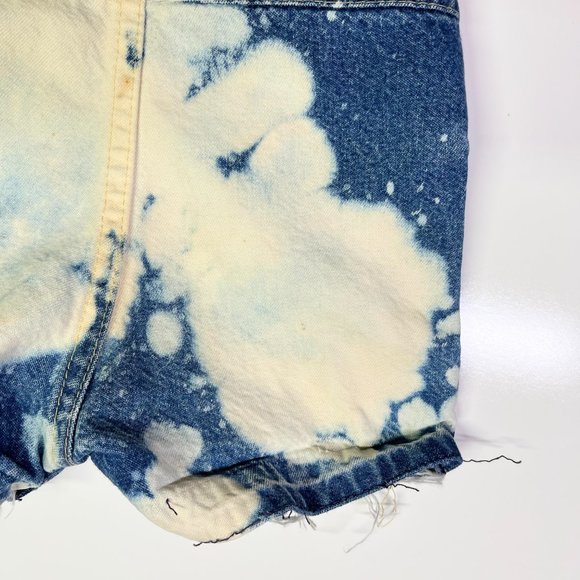 Vintage Oshkosh B'Gosh Vestbak Shortalls 6M? Distressed Overalls Made in USA - Picture 8 of 10